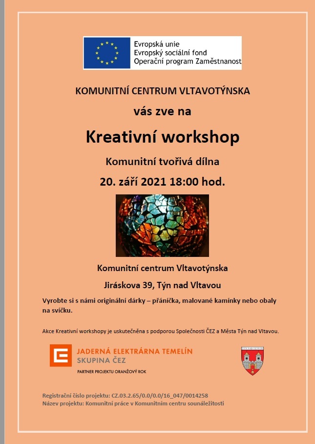 Kreativní workshop v Komunitním centru
